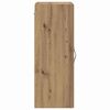 vidaXL Wandschrank Artisan-Eiche 34,5 x 34 x 90 cm Holzwerkstoff
