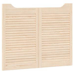 vidaXL Schwingt&uuml;ren 2 stk. 80 x 50 cm Massives Kiefernholz Natur