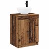 vidaXL Badezimmerm&ouml;bel-Set Altholz Holzwerkstoff