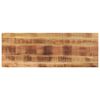 vidaXL Tischplatte 140x50x2,5 cm Rechteckig Raues Massivholz Mango