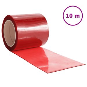 vidaXL T&uuml;rvorhang Rot 200x1,6 mm 10 m PVC