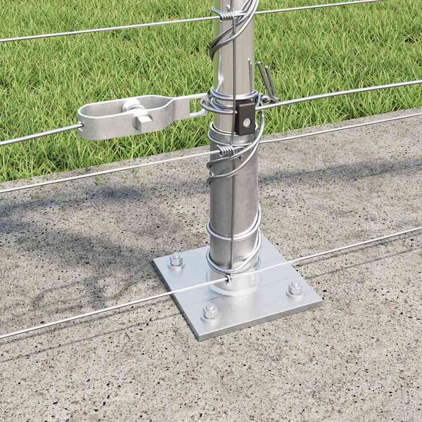 vidaXL Zaunpfosten Galvanisiert 25 x 1,2 m Stahl