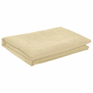 vidaXL Tischdecke Oval Cremewei&szlig; 160 x 220 cm