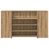 vidaXL Empfangstheke Artisan-Eiche 180x50x103,5 cm Holzwerkstoff