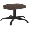 vidaXL Fu&szlig;hocker Dunkelgrau 60x60x36 cm Mikrofasergewebe