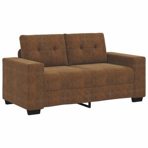 vidaXL Zweisitzer-Sofa Braun 120 cm Kunstleder