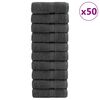 vidaXL Premium-Wascht&uuml;cher SOLUND 50 Stk. Anthrazit 30x30 cm 600 g/m&sup2;