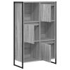 vidaXL B&uuml;cherregal Graues Sonoma 68 x 30 x 108.5 cm Holzwerkstoff