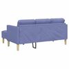 vidaXL Sofa Set mit Kissen 2 pcs Jeans blau Polyester
