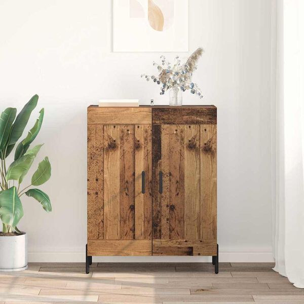 vidaXL Sideboard Altholz 69,5 x 34 x 90 cm Verbundholz und Eisen