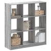 vidaXL B&uuml;cherregal Grau Sonoma 102x32x108 cm Holzwerkstoff