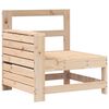vidaXL Gartensofa mit Armlehne und Beistelltisch Massivholz Kiefer