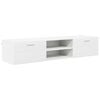 vidaXL Holzschrank 150 x 39 x 30 cm Wei&szlig; Holzwerkstoff