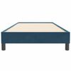 vidaXL Boxspringbett ohne Matratze Dunkelblau 80x220 cm Samt