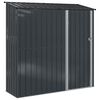 vidaXL Gartenh&uuml;tten Anthrazit 203,5 x 73 x 200 cm Metall