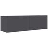 vidaXL TV-Schrank Grau 100x30x30 cm Holzwerkstoff