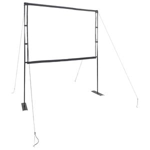 vidaXL Projektionsleinwand mit St&auml;ndern 84 Zoll 4:3
