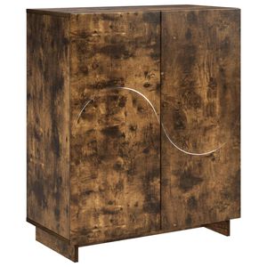vidaXL Schuhschrank 73 x 38 x 87,5 cm Holzwerkstoff R&auml;uchereiche