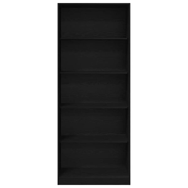 vidaXL Kleiderschrank Schwarz Eichen-Optik 80 x 50 x 200 cm