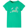 Kinder-T-Shirt Gr&uuml;n 140