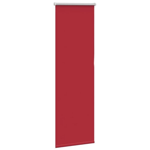 vidaXL Verdunkelungsrollo Rot 45x175 cm Stoffbreite 40,7 cm Polyester