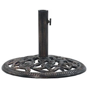 vidaXL Sonnenschirmst&auml;nder Bronze 12 kg 48 cm Gusseisen