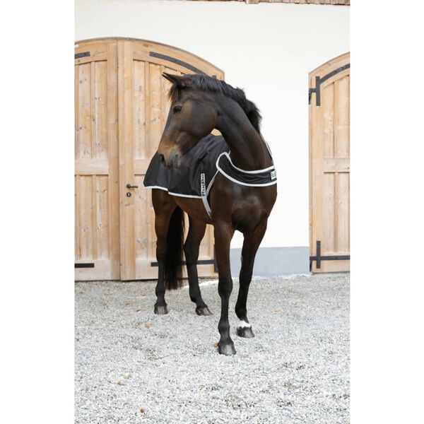 Kerbl F&uuml;hranlagen-Pferdedecke RugBe Schwarz 145/155 cm 328691