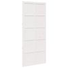 vidaXL Scheunent&uuml;r 90 x 2,5 x 208 cm Massives Kiefernholz Wei&szlig;