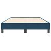 vidaXL Boxspringbett ohne Matratze Dunkelblau 120x210 cm Samt