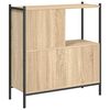vidaXL B&uuml;cherregal Sonoma-Eiche 72x28x77,5 cm Holzwerkstoff