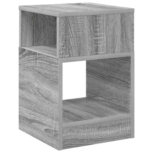 vidaXL Beistelltisch Graues Sonoma 30,5 x 30 x 45 cm Holzwerkstoff