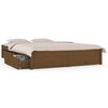 vidaXL Bett mit Schubladen Honigbraun 160x200 cm