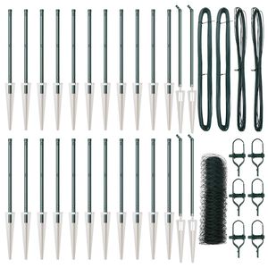 vidaXL Zaunpfosten Gr&uuml;n