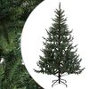 vidaXL K&uuml;nstlicher klappbarer Weihnachtsbaum 120 cm PVC und Metall
