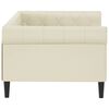 vidaXL Tagesbett Creme 80x200 cm Kunstleder