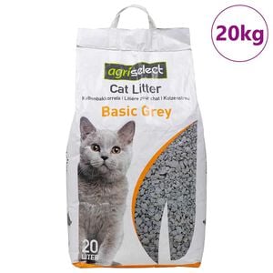 vidaXL Katzenstreu mit Babypuderduft Bentonit 20L