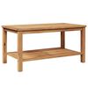 vidaXL Couchtisch Braun 90 x 50 x 45 cm Teak-Massivholz