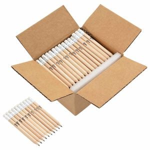 vidaXL HB Bleistifte &Oslash; 0,7 x 10 cm Natur Massives Poplar Holz