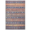 vidaXL Teppich Blau und Orange 160 x 230 cm PP