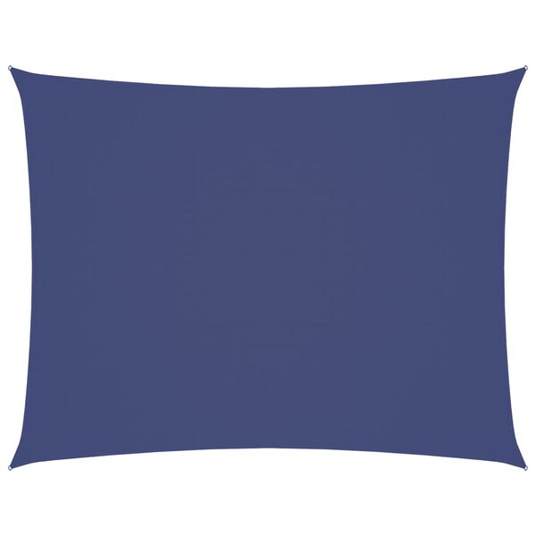 vidaXL Sonnensegel Oxford-Gewebe Rechteckig 4x6 m Blau