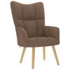 vidaXL Relaxsessel Stoff Braun
