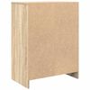 vidaXL Sideboard Sonoma-Eiche 57x34x76 cm Holzwerkstoff