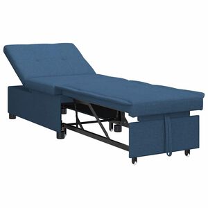 vidaXL Schlafsofa Ausziehbar Blau 194 x 50 x 82 cm Stoff