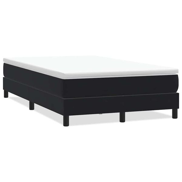 vidaXL Boxspringbett ohne Matratze Schwarz 120x220 cm Samt