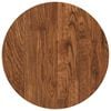 vidaXL Tischplatte Hellbraun &Oslash; 30 x 4 cm Massivholz Eiche