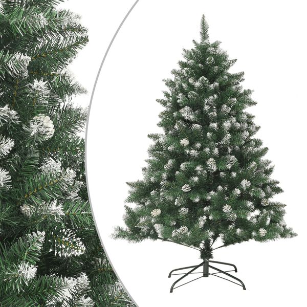vidaXL Künstlicher Weihnachtsbaum mit Ständer 150 cm PVC