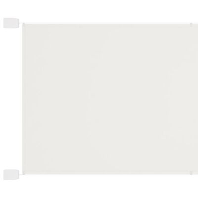 vidaXL Senkrechtmarkise Weiß 60x420 cm Oxford-Gewebe