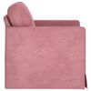 vidaXL Sofa Rosa Gesamtabmessungen: 78 x 78 x 80 cm (B x T x H) Samt