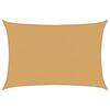 vidaXL Sonnensegel 160 g/m&sup2; Rechteckig Sandfarben 5x6 m HDPE