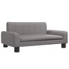 vidaXL Hundebett Grau 70x45x30 cm Kunstleder